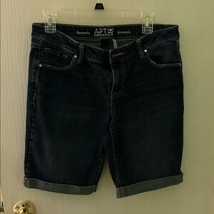 Apt. 9 Essential Dark Blue Bermuda Shorts